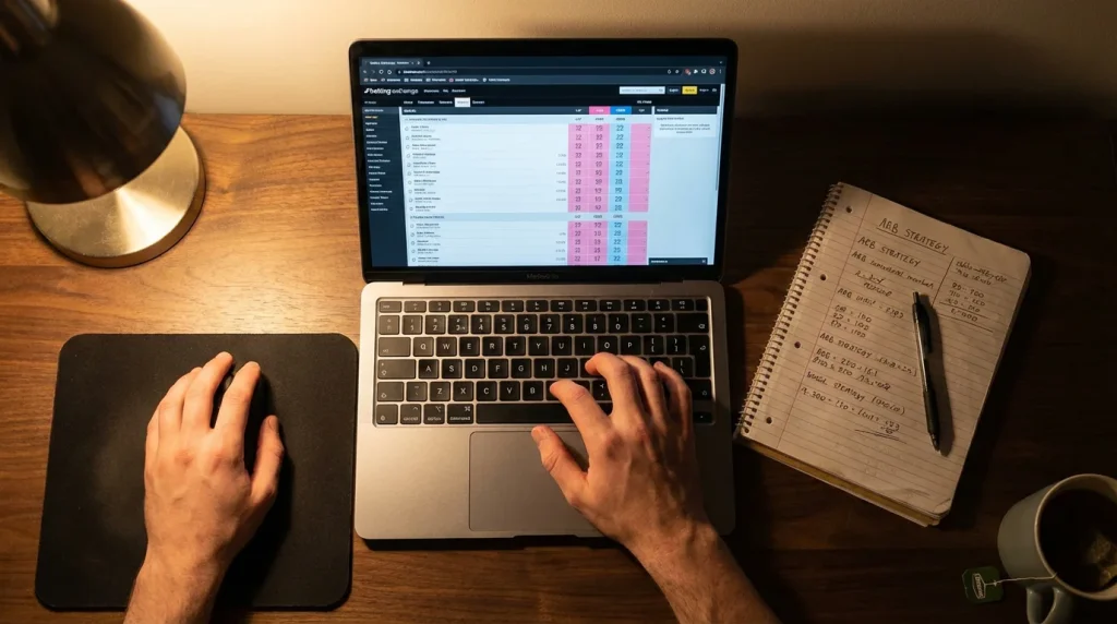 Betfair exchange screen showing greyhound lay betting market